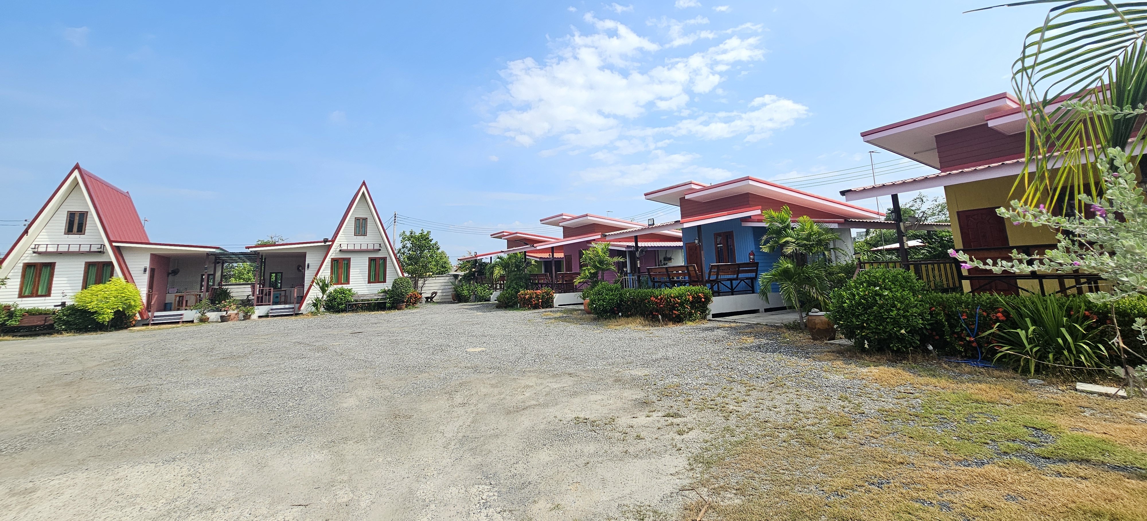 บ้านโบว์รีสอร์ท ฉะเชิงเทรา บรรยากาศธรรมชาติ